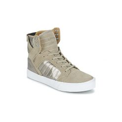 Buty Supra WOMENS SKYTOP. Brązowe trampki i tenisówki damskie Supra, bez wzorów, bez zapięcia. Za 317,40 zł.