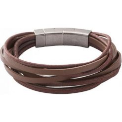 Fossil Stylowa Męska Bransoletka jf86202040. Czarne bransoletki męskie marki Diesel. W wyprzedaży za 219,00 zł.