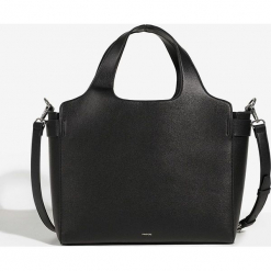 Parfois - Torebka. Czarne shopper bag damskie Parfois, w paski, z materiału, do ręki, duże. Za 119,90 zł.