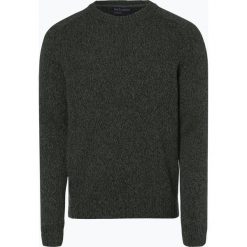 Nils Sundström - Sweter męski, zielony. Zielone swetry męskie Nils Sundström, m, bez wzorów, z wełny, bez kołnierzyka, bez kaptura. Za 179,95 zł.