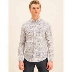 Koszula Emporio Armani 3H1C61 1N83Z F117. Białe koszule męskie Emporio Armani, m, bez wzorów, casualowe, bez kołnierzyka, bez rękawów. W wyprzedaży za 469,00 zł.