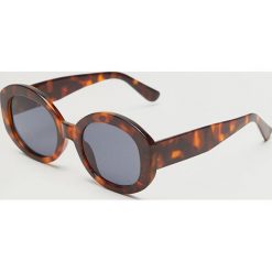 Mango - Okulary Immas. Pomarańczowe okulary przeciwsłoneczne damskie Mango, owalne. Za 69,99 zł.