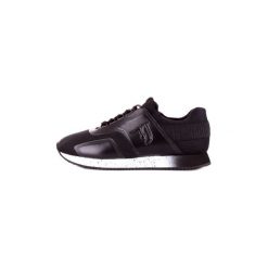 Buty Trussardi 77A00154-9Y099999. Czarne trampki męskie marki Trussardi, bez wzorów, bez zapięcia. Za 696,66 zł.