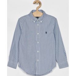 Polo Ralph Lauren - Koszula dziecięca 110-128 cm. Niebieskie koszule chłopięce z bawełny, casualowe, polo, długie. Za 259,90 zł.