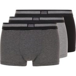 Jockey COTTON STRETCH TRUNK 3 PACK Panty black/grey. Czarne bokserki męskie marki Jockey, z bawełny. Za 139,00 zł.