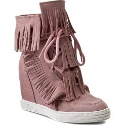 Sneakersy R.POLAŃSKI - 0818 Różowy. Różowe sneakersy damskie R.Polański, ze skóry. W wyprzedaży za 279,00 zł.