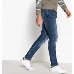 Jeansy coupe slim styl destroy. Niebieskie jeansy męskie slim marki La Redoute Collections. Za 141,08 zł.