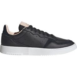Adidas Originals Supercourt Tenisówki Czarny. Czarne trampki męskie adidas Originals, bez wzorów, ze skóry, bez zapięcia. Za 404,95 zł.