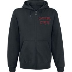 Bejsbolówki męskie: Cannibal Corpse Red Before Black Bluza z kapturem rozpinana czarny