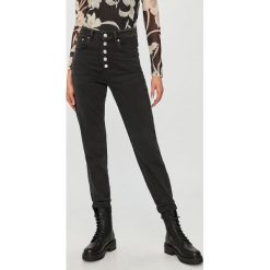AllSaints - Jeansy Jules. Czarne jeansy damskie AllSaints, bez wzorów, z elastanu, z podwyższonym stanem. Za 549,90 zł.