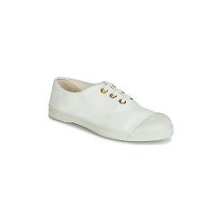 Buty Bensimon TENNIS LACET GOLDEN EYELET. Białe trampki i tenisówki damskie Bensimon, bez wzorów, bez zapięcia. Za 149,00 zł.
