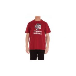 T-shirty z krótkim rękawem Franklin Marshall TSMF345ANS19. Czerwone t-shirty męskie Franklin Marshall, m, bez wzorów, bez kołnierzyka, krótkie. Za 225,72 zł.