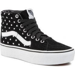 Sneakersy VANS - Sk8-Hi Platform 2 VN0A3TKNTCB1 (Suede Polka Dot)Blktrwht. Czarne półbuty damskie Vans, ze skóry. W wyprzedaży za 279,00 zł.