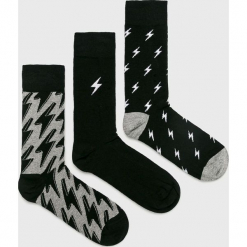 John Frank - Skarpety (3-Pack). Szare skarpetki męskie marki John Frank, z bawełny. W wyprzedaży za 29,90 zł.