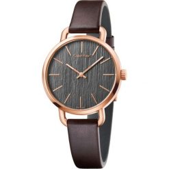 RABAT ZEGAREK CALVIN KLEIN CK LADY EVEN ROSE GOLD PVD K7B236G3. Czerwone zegarki damskie Calvin Klein, ze stali. W wyprzedaży za 671,00 zł.