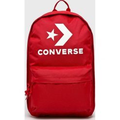 Converse - Plecak. Czerwone plecaki męskie Converse, bez wzorów, z poliesteru. W wyprzedaży za 129,90 zł.