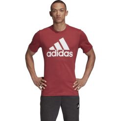 MĘSKA KOSZULKA ADIDAS MH BOS TEE (XL). Koszulki męskie Adidas, xl, bez wzorów, z bawełny, bez kołnierzyka, bez rękawów. Za 99,99 zł.