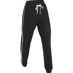 Spodnie sportowe, długie, Level 1 bonprix czarny. Czarne spodnie sportowe damskie bonprix. Za 74,99 zł.