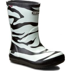 Kalosze VIKING - Classic Indie Zebra 1-14200-201 Black/White. Czarne kalosze dziewczęce marki Viking. Za 139,00 zł.