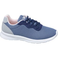 Sneakersy damskie Vty niebieskie. Niebieskie sneakersy damskie Vty, z materiału. Za 99,90 zł.