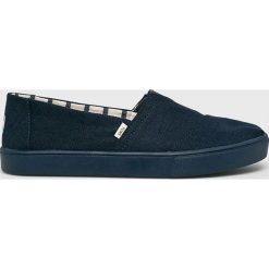 Toms - Espadryle Canvas Cupsole. Niebieskie espadryle męskie Toms, bez wzorów, z gumy. W wyprzedaży za 199,90 zł.
