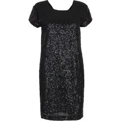 Sukienka Pepe Jeans. Czarne kombinezony damskie Pepe Jeans, bez wzorów, z jeansu, bez kołnierzyka, z krótkim rękawem, krótkie. Za 249,00 zł.