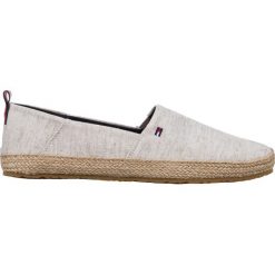 Tommy Hilfiger Chambray Espadryle Biały Beżowy. Brązowe espadryle męskie TOMMY HILFIGER, bez wzorów, z materiału. Za 326,95 zł.