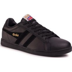Sneakersy GOLA - Equipe CMA207 Black/Black/Black. Czarne sneakersy męskie Gola, na co dzień, bez wzorów, z zamszu, bez zapięcia. Za 319,00 zł.