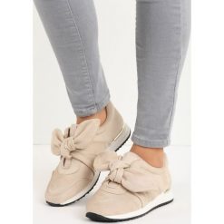 Beżowe Buty Sportowe Instruction. Brązowe buty sportowe damskie marki NEWFEEL, z gumy. Za 59,99 zł.
