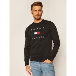 Bluza TOMMY HILFIGER Flag MW0MW14204. Czarne bluzy męskie TOMMY HILFIGER, xs, bez wzorów, bez kołnierzyka, bez rękawów, bez kaptura. Za 499,00 zł.