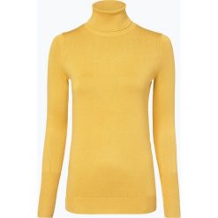 Marie Lund - Sweter damski, żółty. Żółte swetry damskie Marie Lund, l, bez wzorów, z dzianiny, eleganckie, bez rękawów, bez kaptura. Za 129,95 zł.