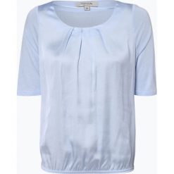 Comma casual identity - Koszulka damska, niebieski. Niebieskie koszulki damskie marki comma casual identity, bez wzorów, z tkaniny, casualowe, bez kołnierzyka, bez rękawów. Za 159,95 zł.