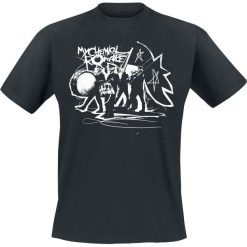 My Chemical Romance Drumline T-Shirt czarny. Czarne koszulki męskie marki My Chemical Romance, l, bez wzorów, bez kołnierzyka. Za 62,90 zł.