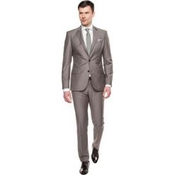 Garnitury: garnitur castel 311 beż slim fit