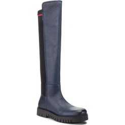 Muszkieterki TOMMY JEANS - Sock Tommy Jeans Boo EN0EN00382 Midnight 403. Niebieskie buty zimowe damskie Tommy Jeans, z jeansu. Za 799,00 zł.