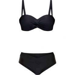 Stroje dwuczęściowe damskie: Bikini na fiszbinach (2 części) bonprix czarny