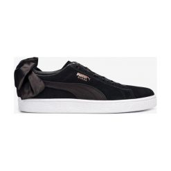 Puma Suede Bow Tenisówki Czarny. Czarne trampki i tenisówki damskie Puma, bez wzorów, ze skóry, bez zapięcia. Za 464,95 zł.
