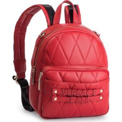 Plecak VERSACE JEANS - E1HTBBL2 71125 500. Czerwone plecaki damskie Versace Jeans, bez wzorów, z jeansu, klasyczne. W wyprzedaży za 449,00 zł.