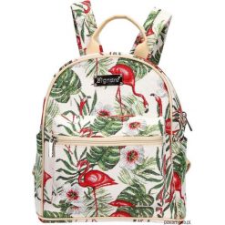 Plecak gobelinowy - Ton Sac 'Flamingo'. Plecaki damskie Pakamera, bez wzorów. Za 159,00 zł.