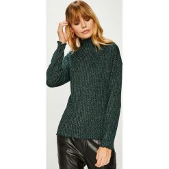 Answear - Sweter. Zielone swetry klasyczne damskie marki ANSWEAR, l, z elastanu. W wyprzedaży za 49,90 zł.