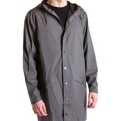 RAINS LONG JACKET > 1202-18. Kurtki męskie Rains, s, bez wzorów, z poliesteru, klasyczne, bez kaptura. W wyprzedaży za 309,99 zł.