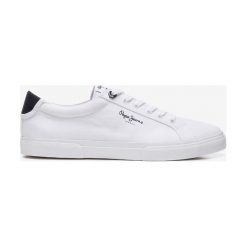 Pepe Jeans Kenton Sneakers Biały. Białe trampki męskie Pepe Jeans, bez wzorów, z jeansu, bez zapięcia. Za 240,95 zł.
