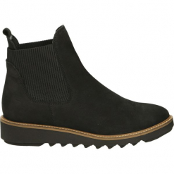 Botki - 2605 NERO 7. Czarne botki damskie na zamek Venezia, z nubiku. Za 269,00 zł.