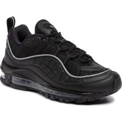 Buty NIKE - Air Max 98 AH6799 004 Black/Black/Off Noir. Czarne półbuty damskie Nike, na co dzień, bez wzorów, ze skóry ekologicznej, bez obcasa, na płaskiej podeszwie, bez zapięcia. W wyprzedaży za 509,00 zł.