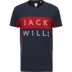 T-shirty męskie z nadrukiem: Jack Wills BRAMSHILL COLOUR BLOCK TEE Tshirt z nadrukiem navy