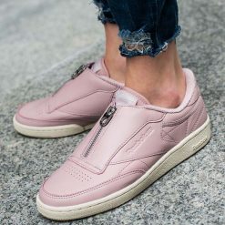 Buty Reebok Club C 85 Zip "Shell Pink" (BS6606). Buty sportowe damskie Reebok. Za 199,99 zł.