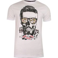 Biały T-Shirt (Koszulka) z Nadrukiem -BRAVE SOUL- Męski, Okrągły Dekolt, Brodacz, Barber, Hipster TSBRSSS20VERTEXBopticwhite. Białe koszulki męskie Brave Soul, m, z nadrukiem, z bawełny, casualowe, z okrągłym kołnierzem, bez rękawów. Za 37,00 zł.