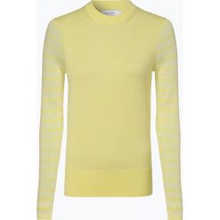 Calvin Klein Womenswear - Sweter damski, żółty. Żółte swetry damskie marki Calvin Klein Womenswear, s, bez wzorów, z dzianiny, bez rękawów, bez kaptura. Za 449,95 zł.