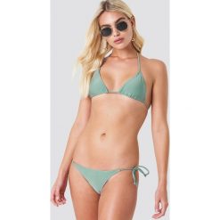 NA-KD Swimwear Dół bikini Triangle - Green. Brązowe bikini marki Reserved. W wyprzedaży za 22,40 zł.