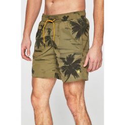 G-Star Raw - Kąpielówki. Zielone kąpielówki męskie marki G-Star RAW, xxl, bez wzorów, z poliesteru. Za 329,90 zł.